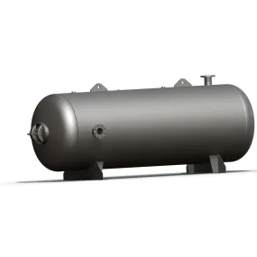 120ARH200-TP - 120 Gallon Horizontal Air Receiver Tank