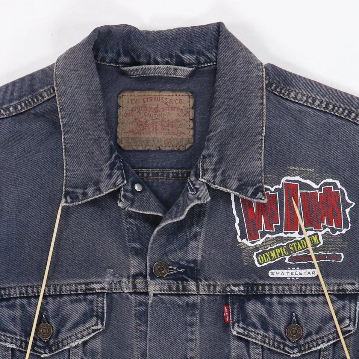 1993 Guns N Roses Levi's Stockholm Olympic Stadium Tour Jacket