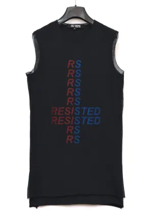 2003 'Resisted' Tank Top with Mesh Overlay