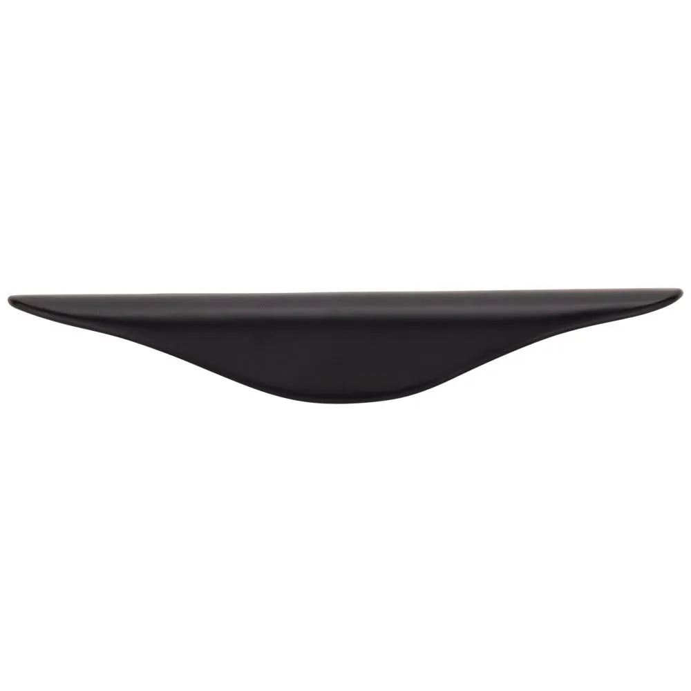 3" Center-to-Center Matte Black Verona Cabinet Cup Pull