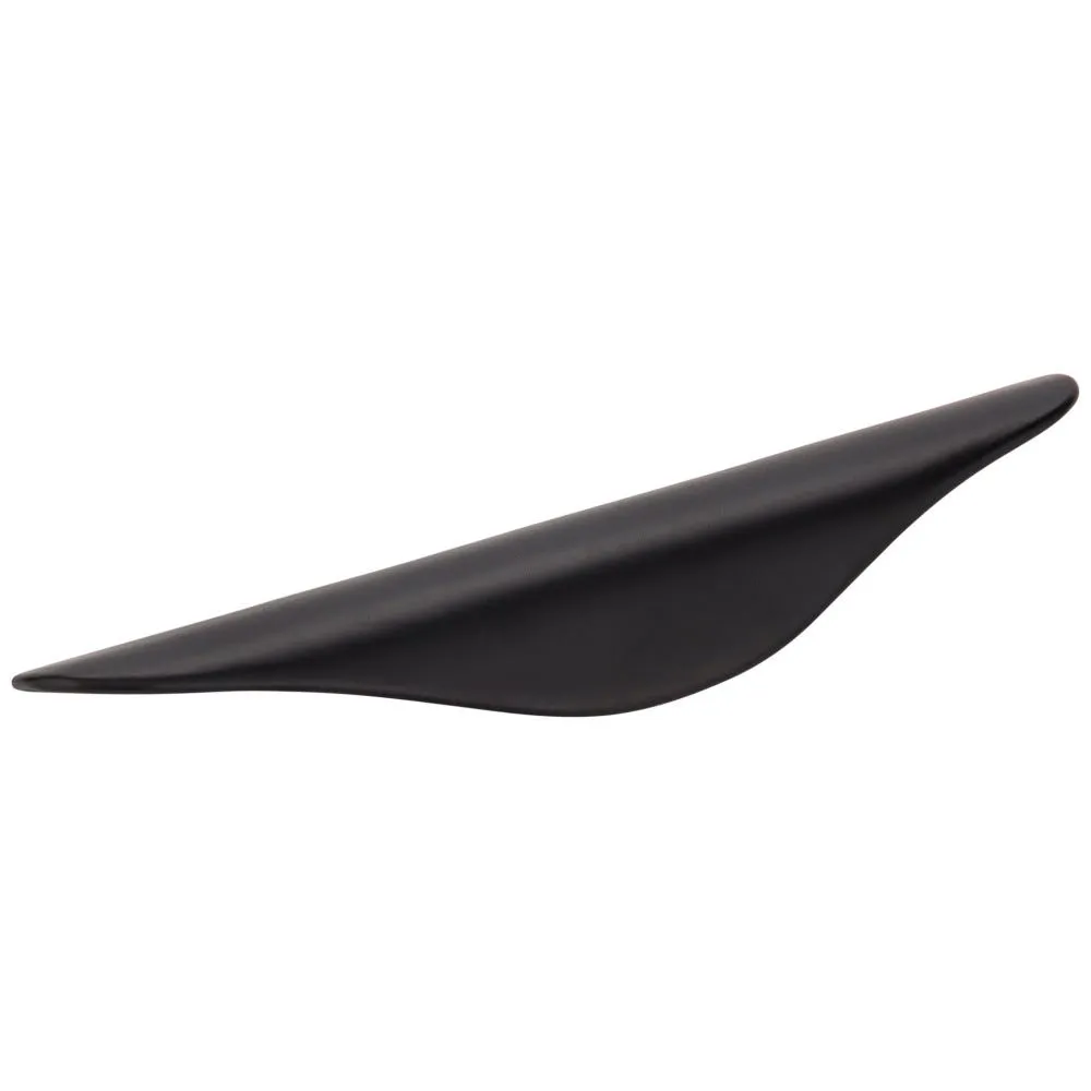 3" Center-to-Center Matte Black Verona Cabinet Cup Pull