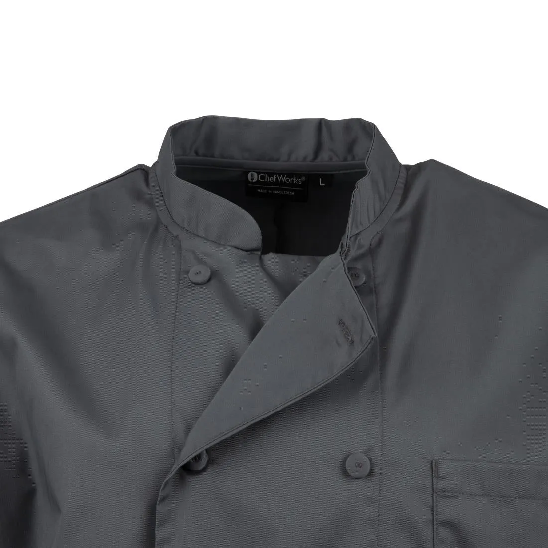 A934-3XL Colour By Chef Works Unisex Chef Jacket Grey 3XL