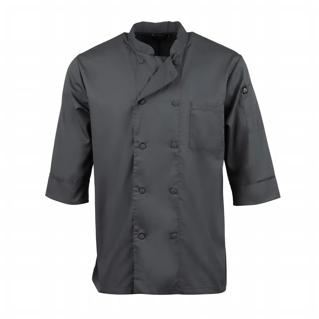 A934-3XL Colour By Chef Works Unisex Chef Jacket Grey 3XL