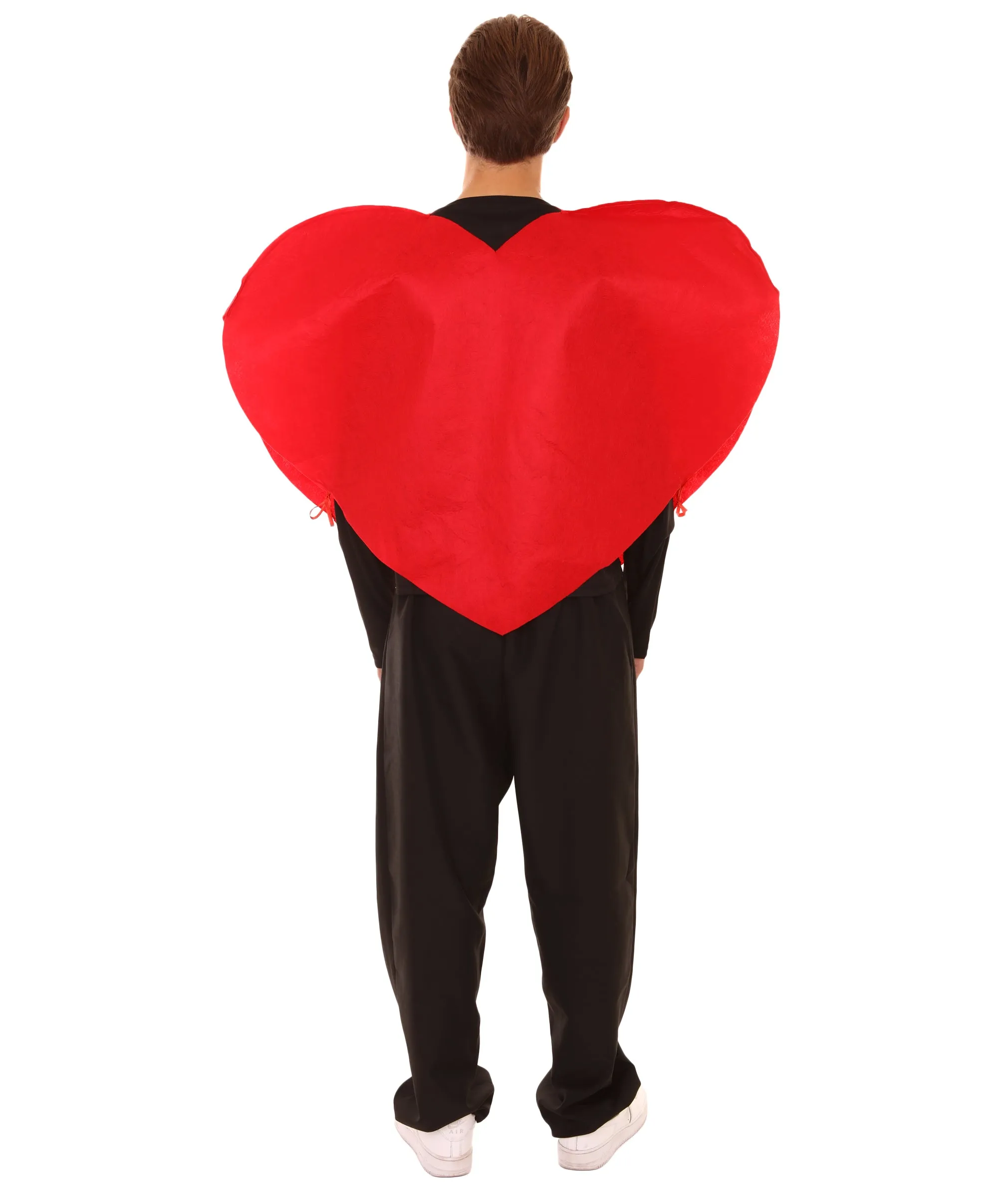 Adult Men's Valentine's Day Heart Costume |  Red and Black Cosplay Costume