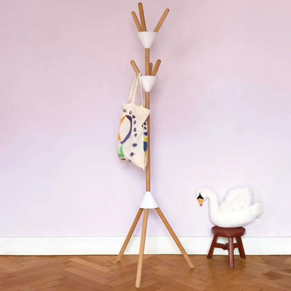 Alessi PD08/W Pierrot coat stand white