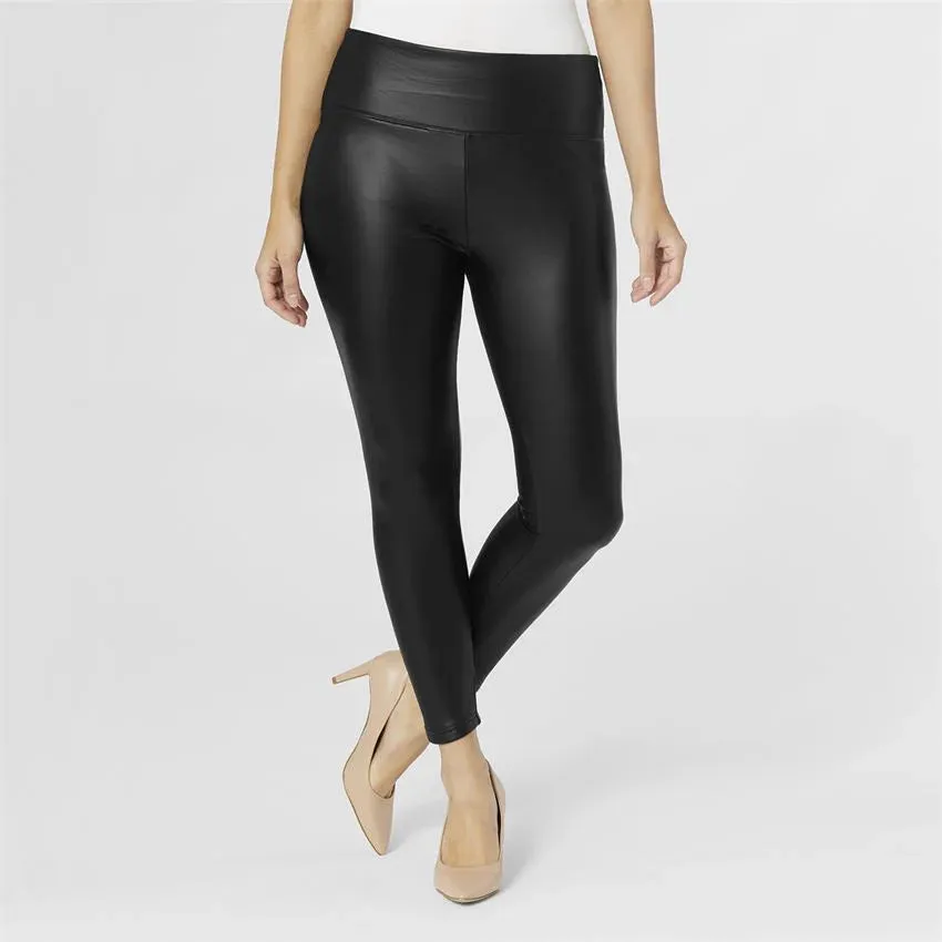 Alexi Faux Leather Legging - Black