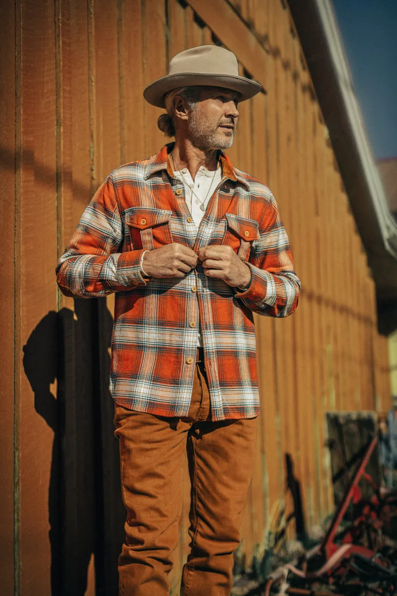 &SONS Eiger Mountain Shirt Rust Check