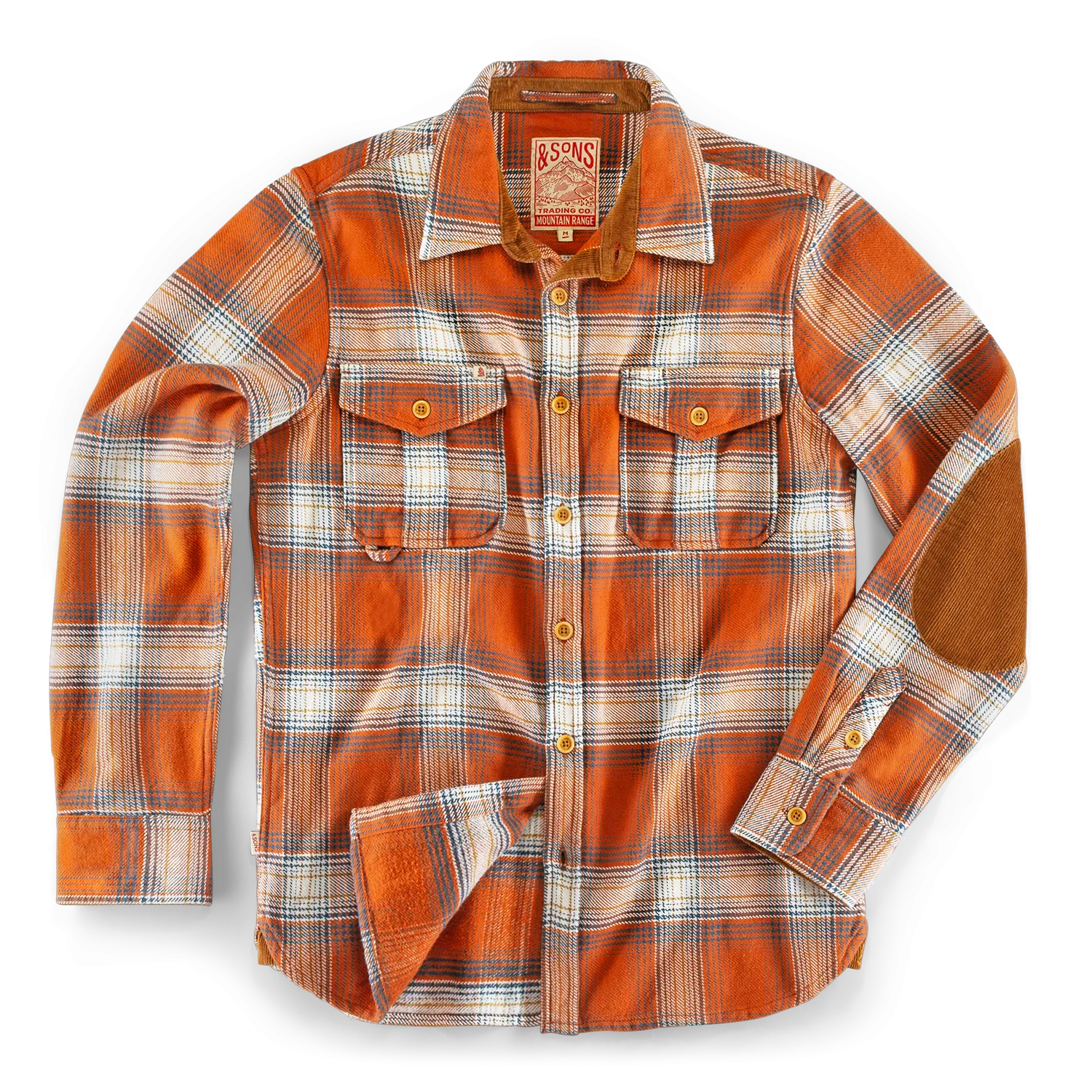 &SONS Eiger Mountain Shirt Rust Check