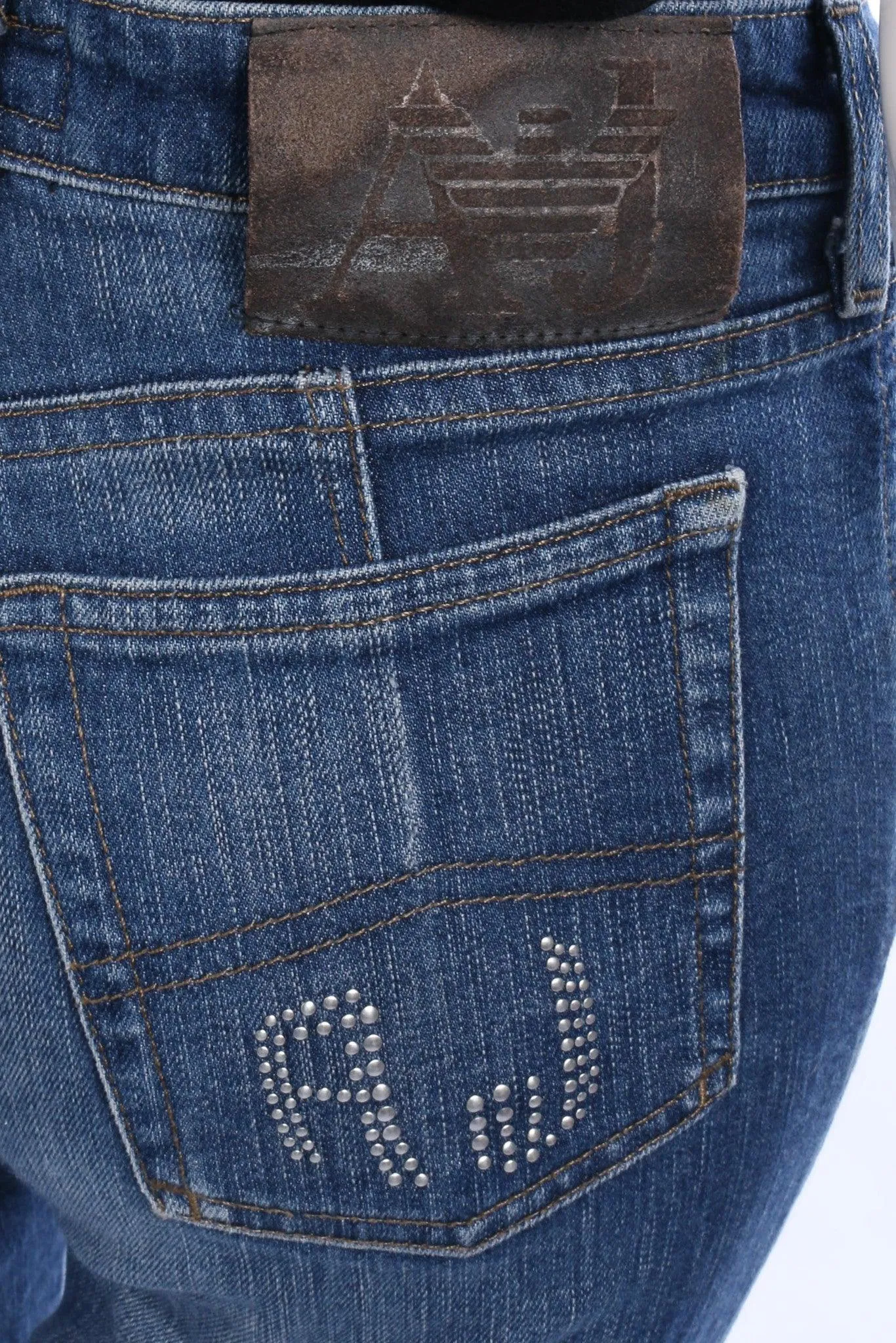 Armani Jeans, blue denim jeans size 27 (uk8)