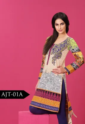 Asim Jofa Lawn Tunics Collection - AJT-1A