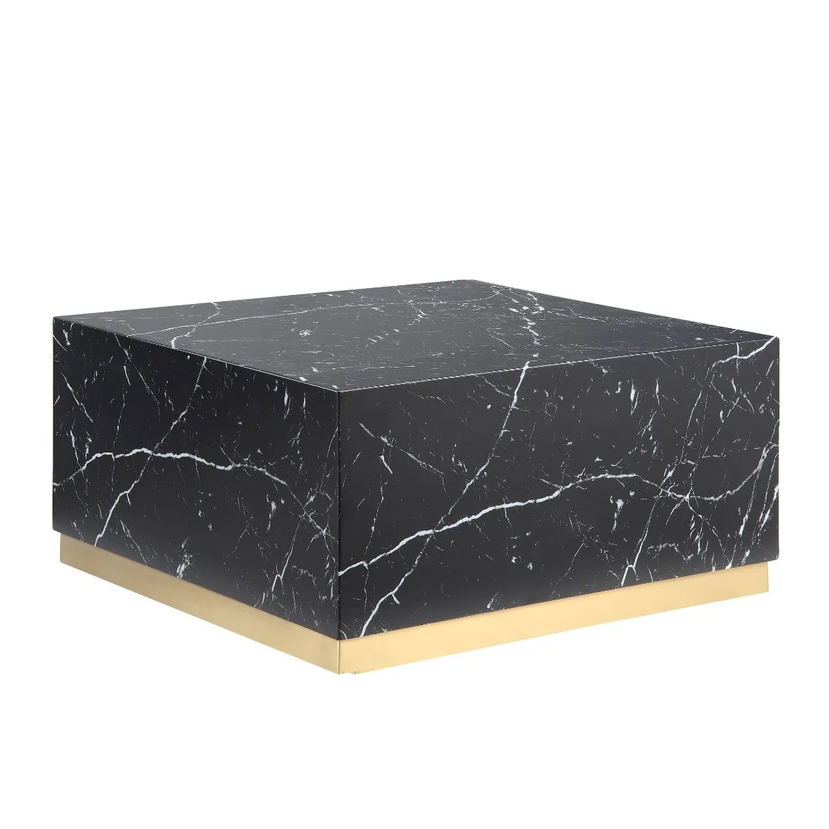 Astraia Black Large Square Coffee Table