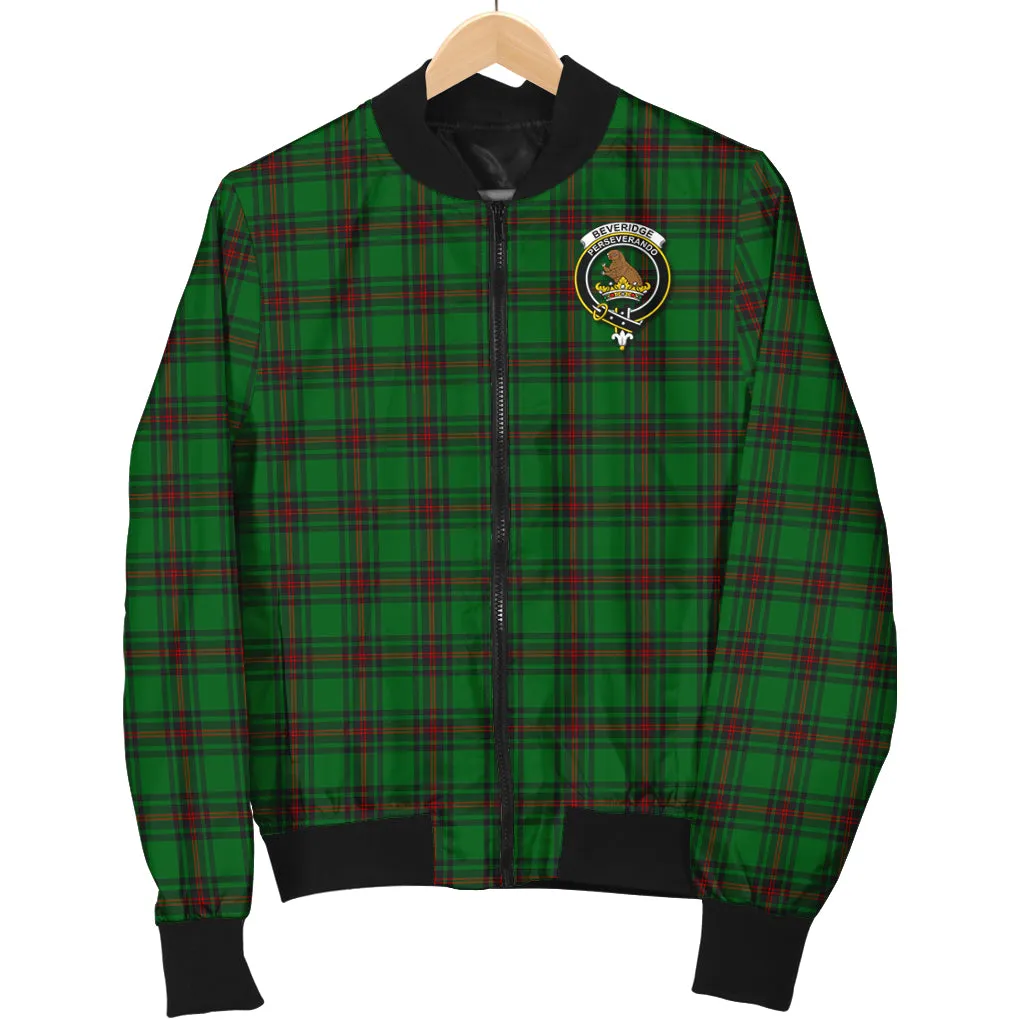 Beveridge Tartan Bomber Jacket with Family Crest