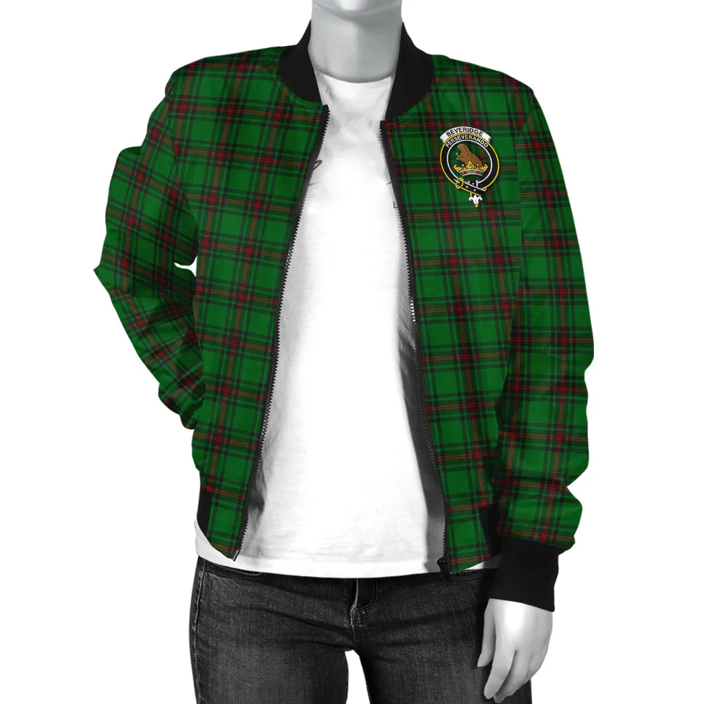 Beveridge Tartan Bomber Jacket with Family Crest