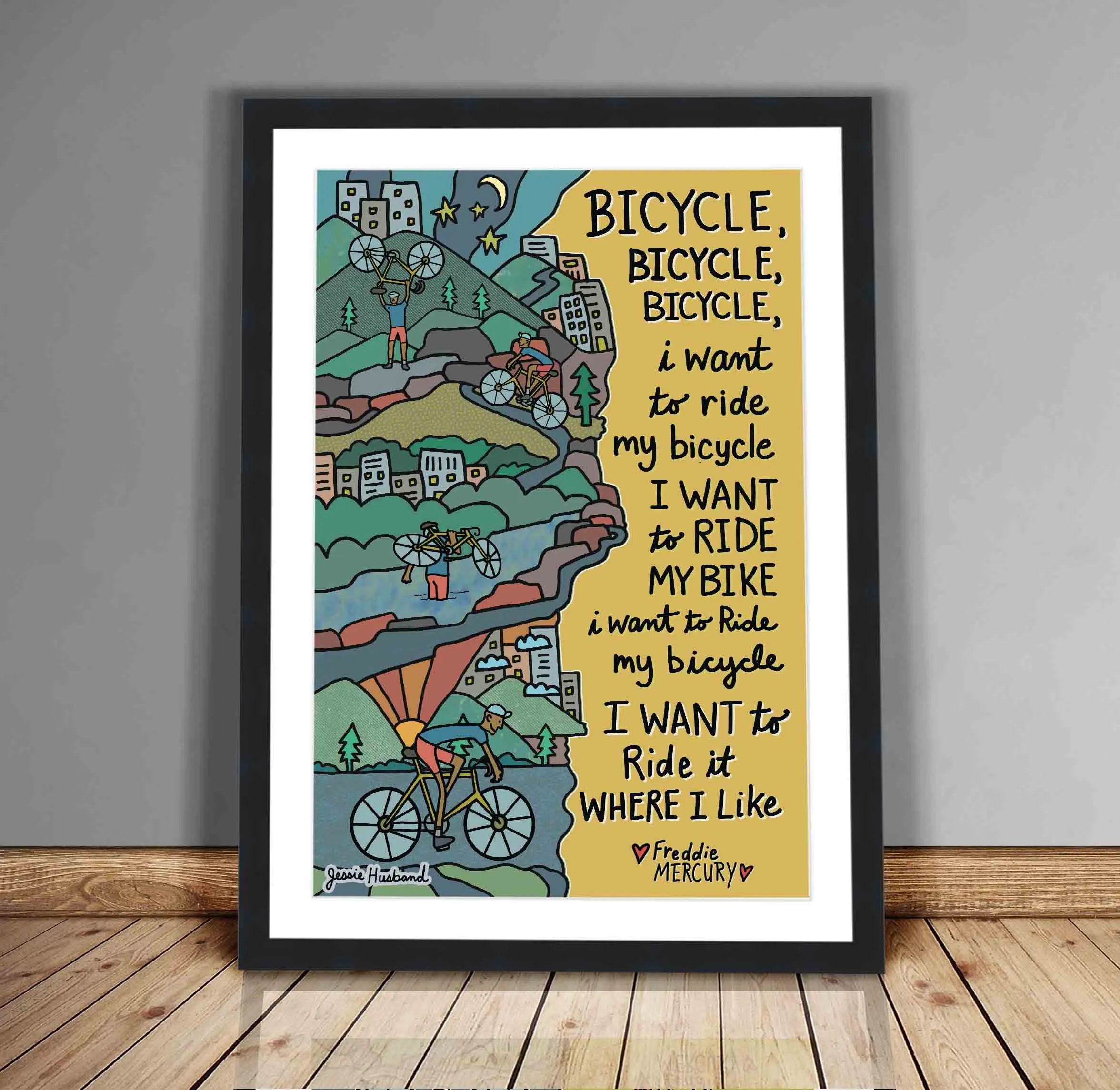 Bicycle Race, Queen, Freddie Mercury lyrics