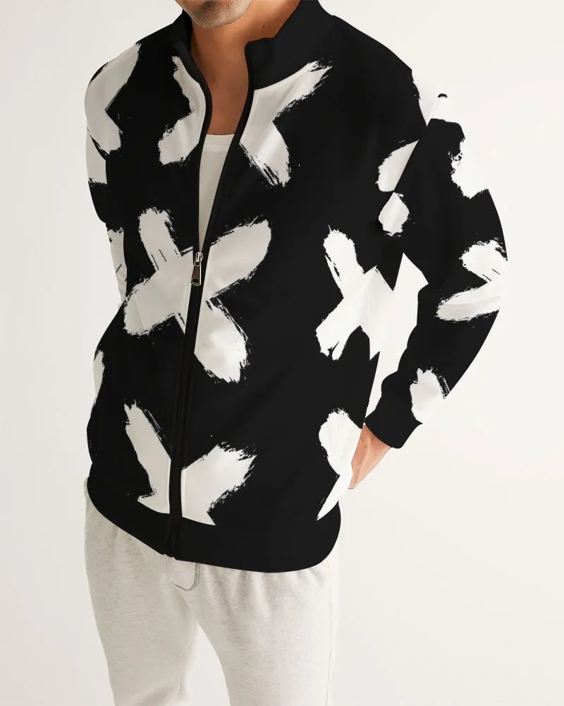 Black & White Love Men's Track Jacket