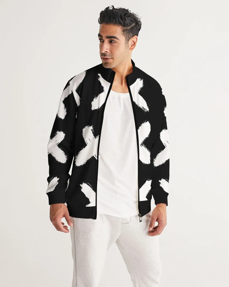 Black & White Love Men's Track Jacket