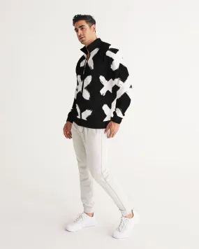 Black & White Love Men's Track Jacket