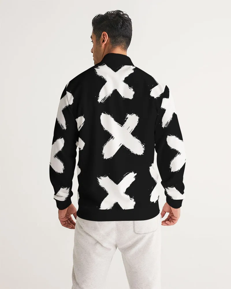 Black & White Love Men's Track Jacket