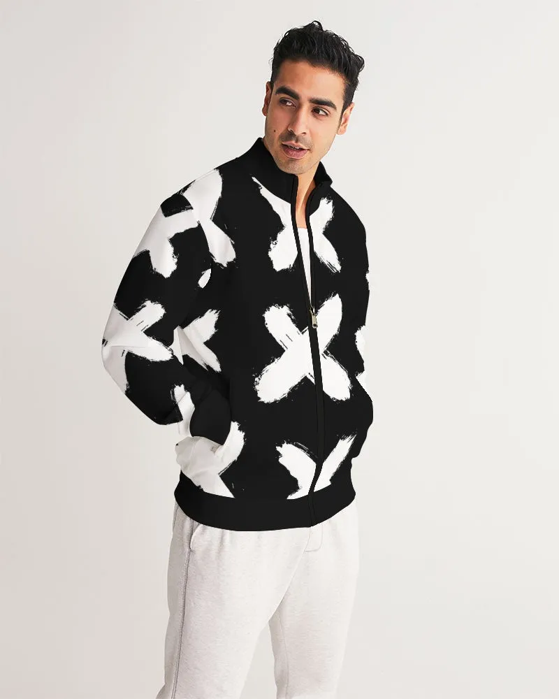 Black & White Love Men's Track Jacket