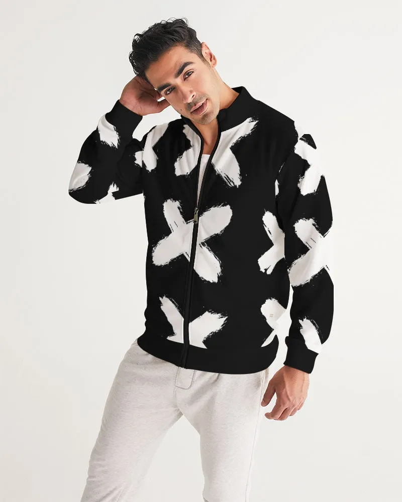 Black & White Love Men's Track Jacket