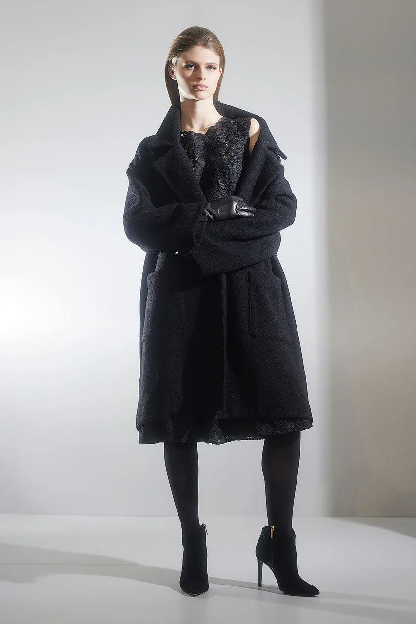 Boiled Wool Coat