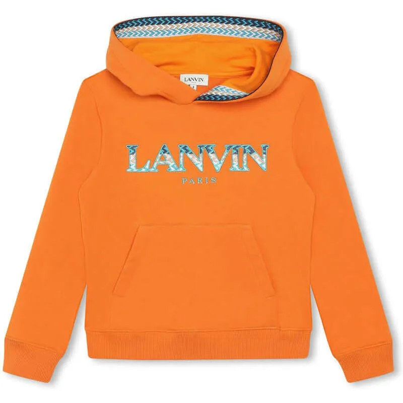 Boys Orange Curb Hoodie