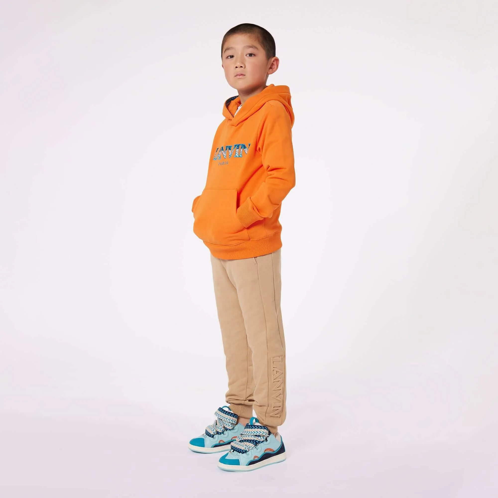 Boys Orange Curb Hoodie