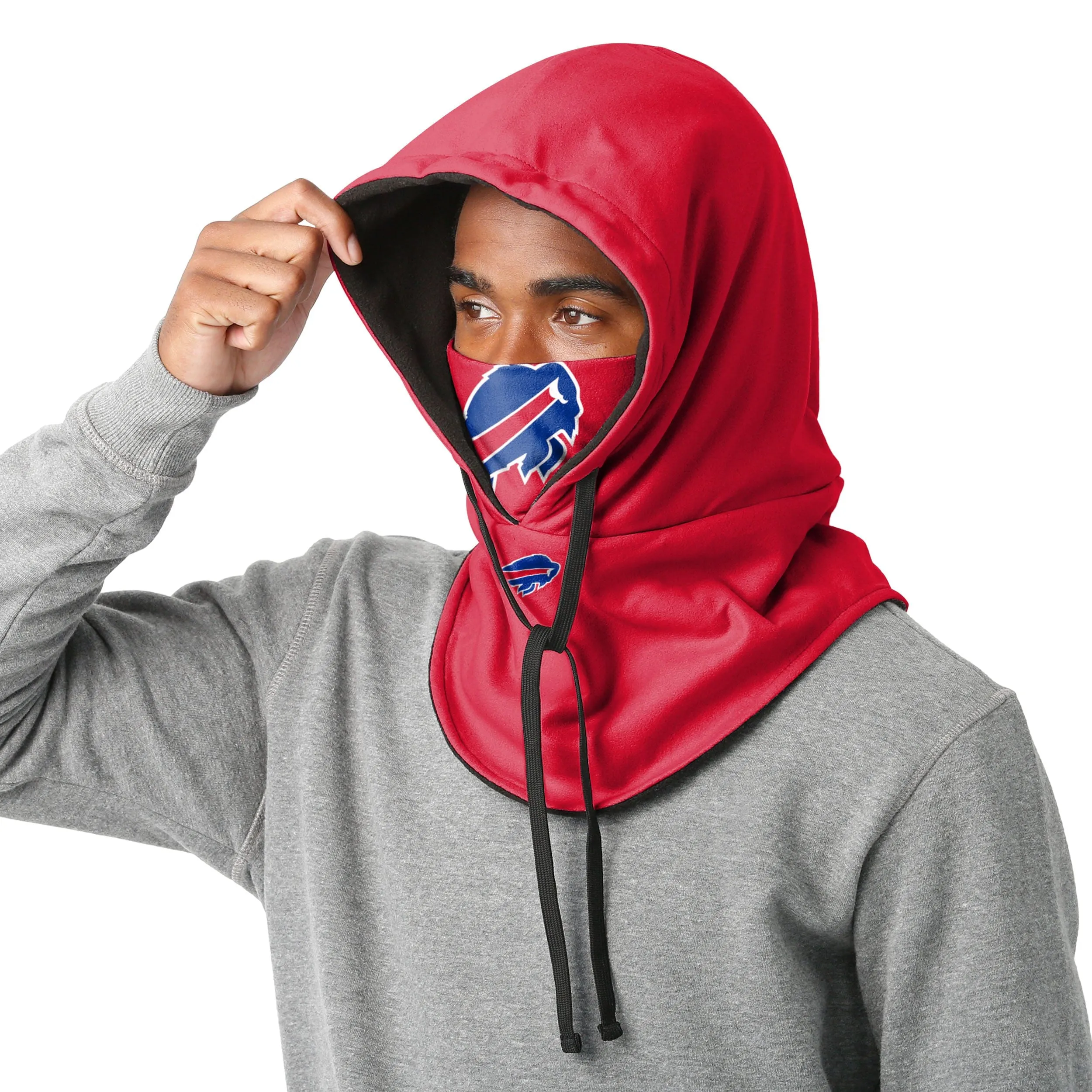 Buffalo Bills NFL Alternate Team Color Drawstring Hooded Gaiter