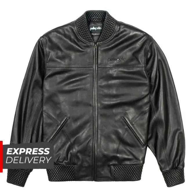 Buy Best Pelle Pelle Basic Burnish Black Jacket at Rfx Leather Store | Shop Now