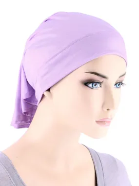 CE-BDNAWRAP-LILAC#Bandana Wrap in Purple Lilac