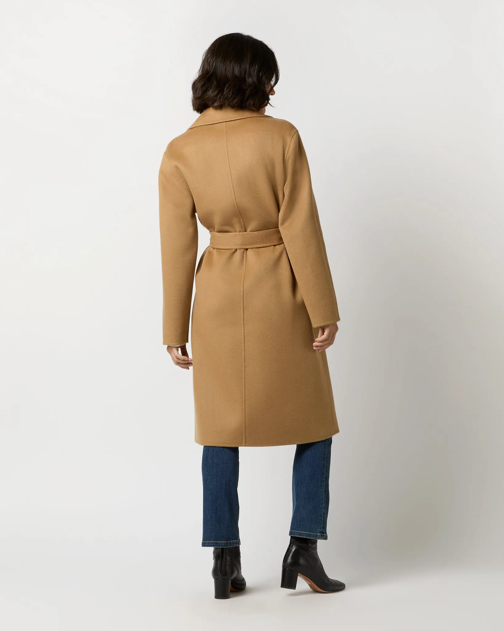 Cenda Long Coat in Oak