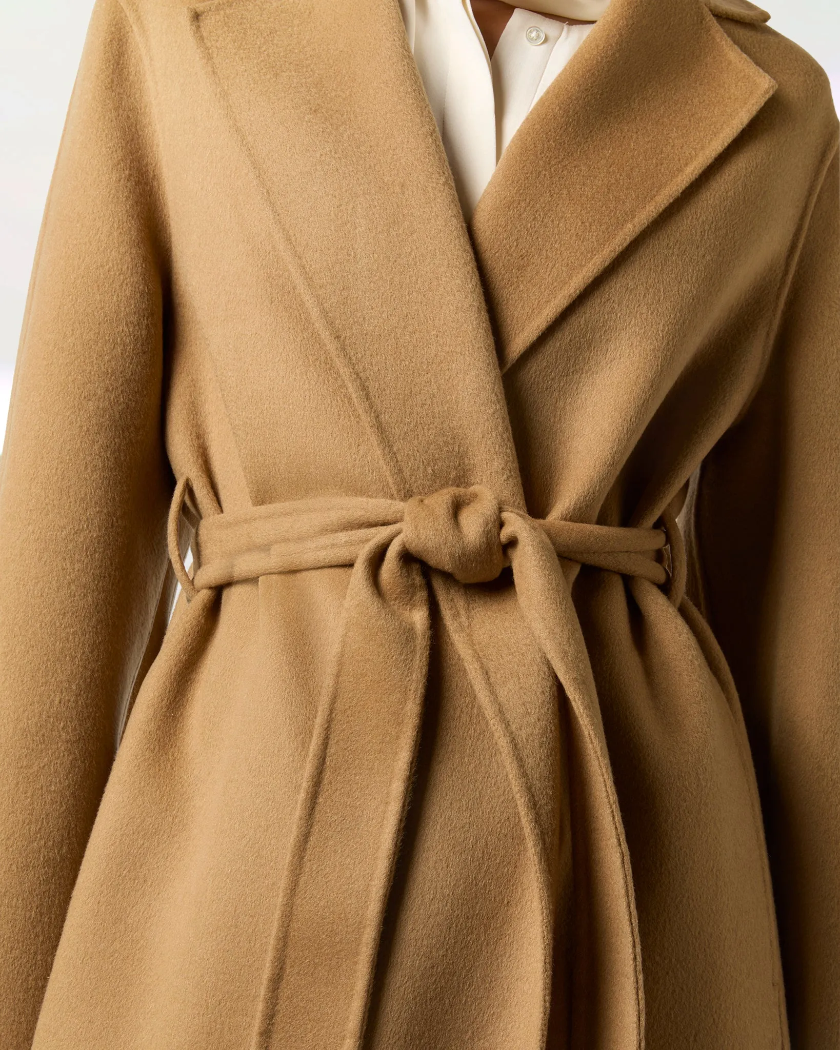 Cenda Long Coat in Oak