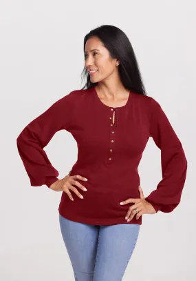 Charlotte Puff Sleeve Top • Final Sale Deals! - Sweet Pepper