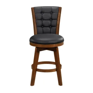 Chestnut Swivel Counter Height Chair - Set of 2