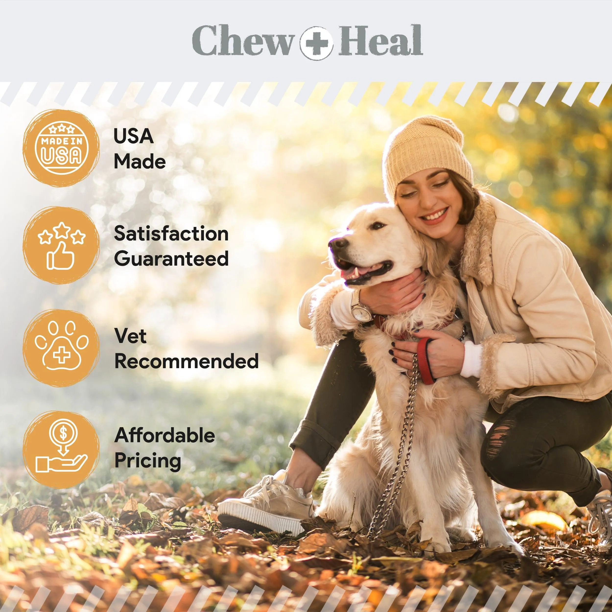 Chew   Heal Omega Skin & Coat Supplement