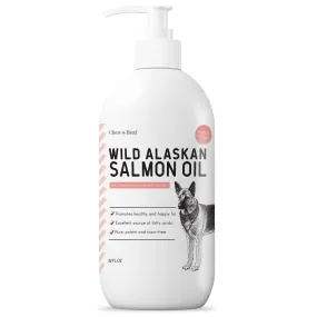 Chew   Heal Pure Wild Alaskan Salmon Oil for Dogs - Pump Cap Bottle