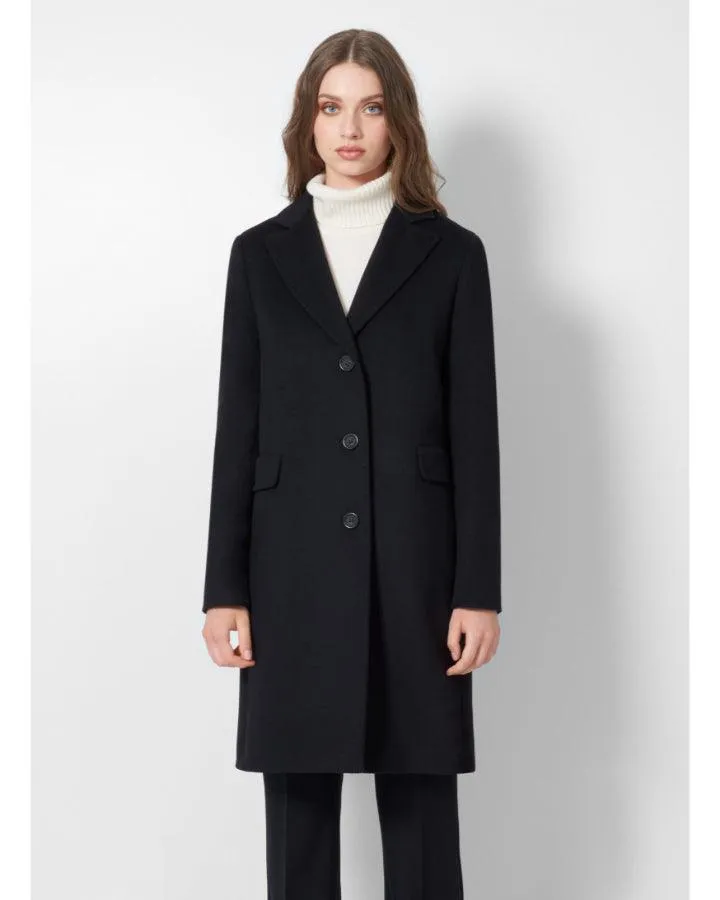 Cinzia Rocca Wool Knee Length Coat