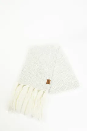 Clairmont White Scarf