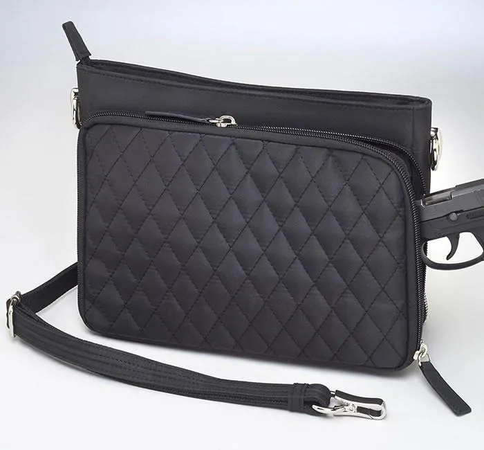 Clutch Purse, Quilted Microfiber