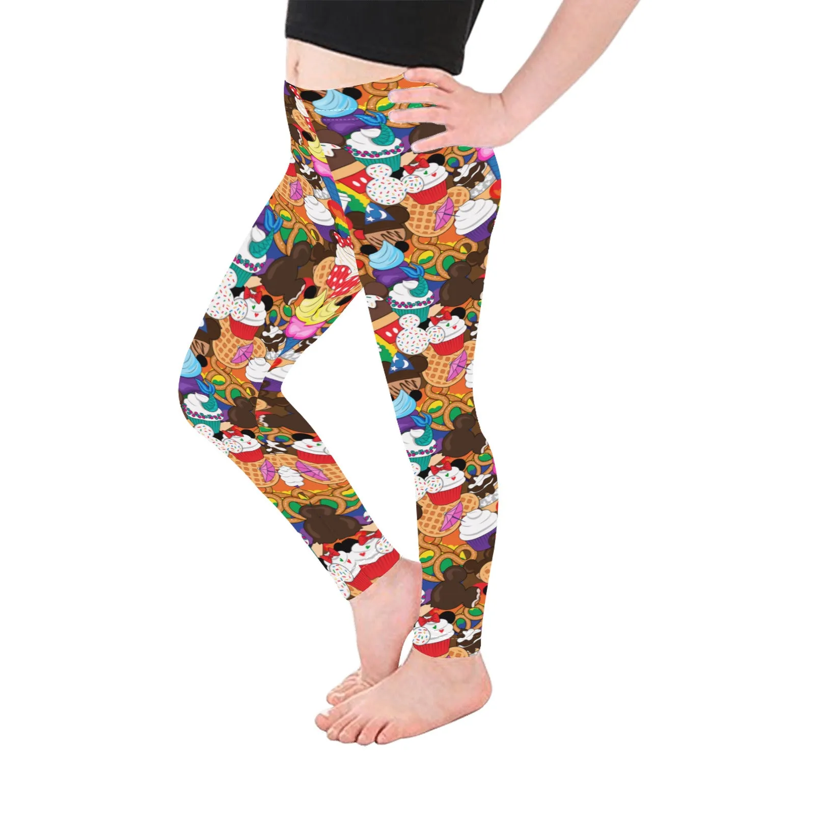 Colorful Snacks Kid's Leggings