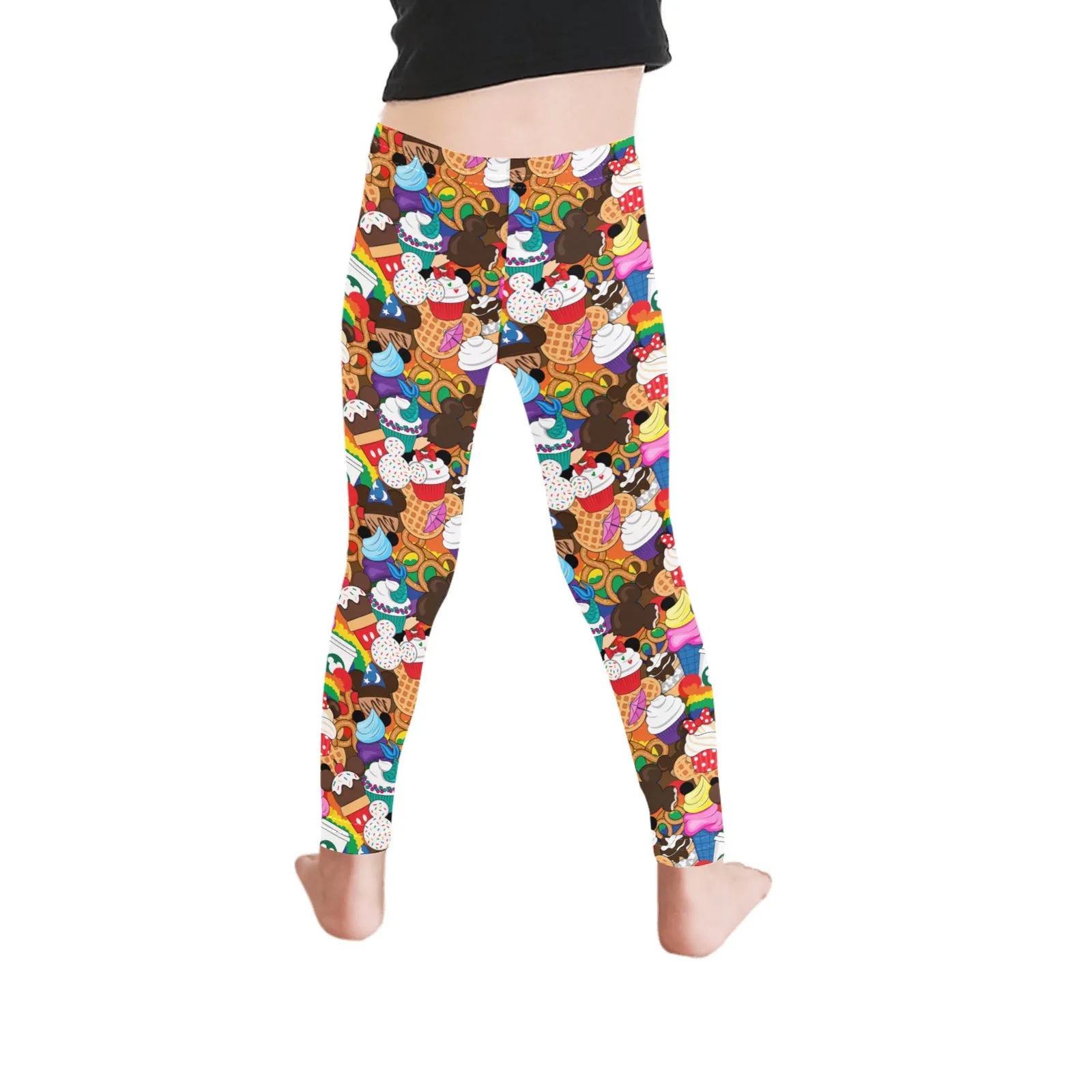 Colorful Snacks Kid's Leggings