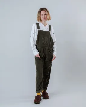 Corduroy Overall Stone Green