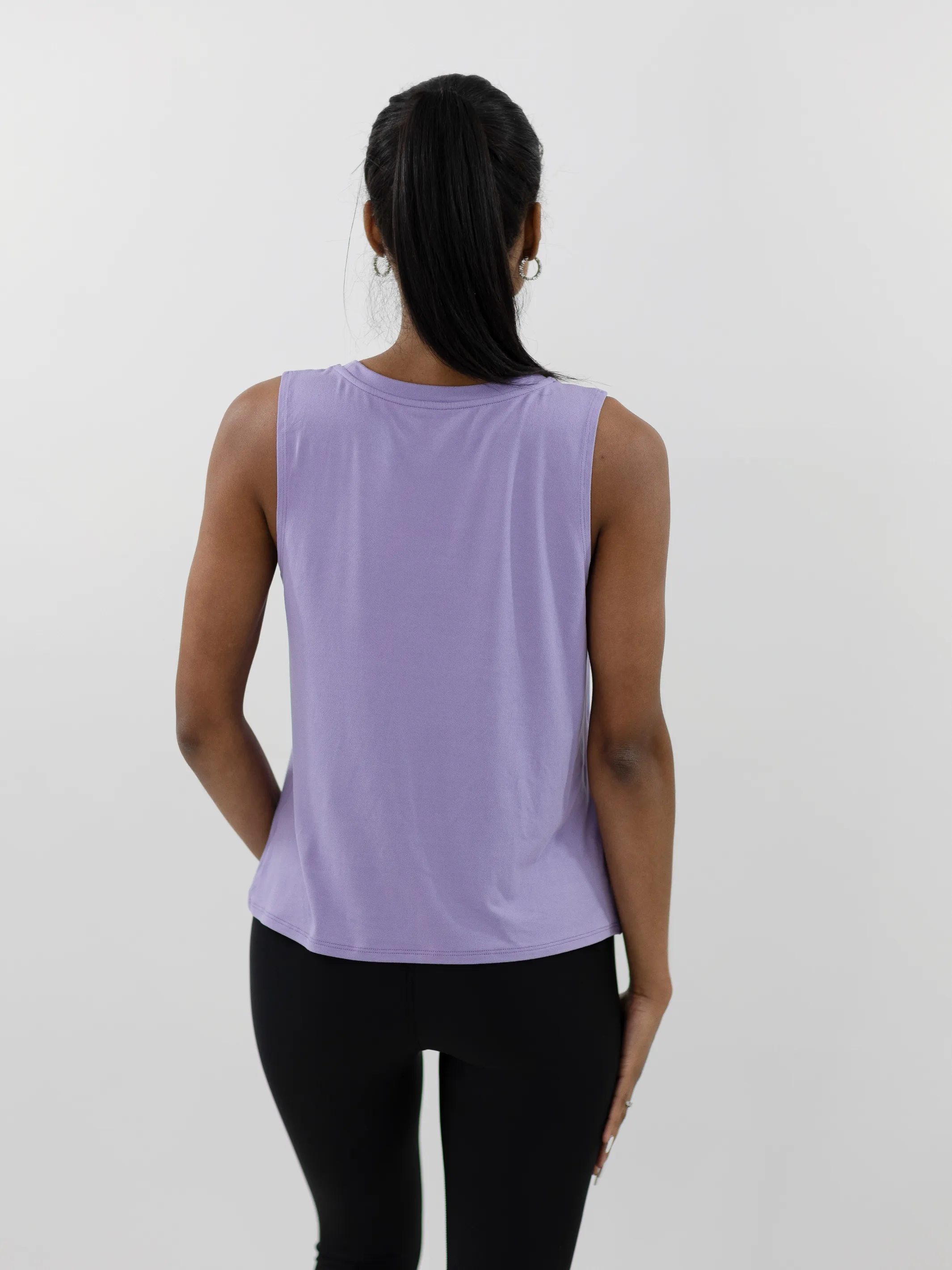 CorePower Yoga Lilac Muscle Tank