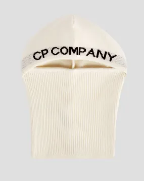 C.P. Company Re-Wool Balaclava / Gauze White