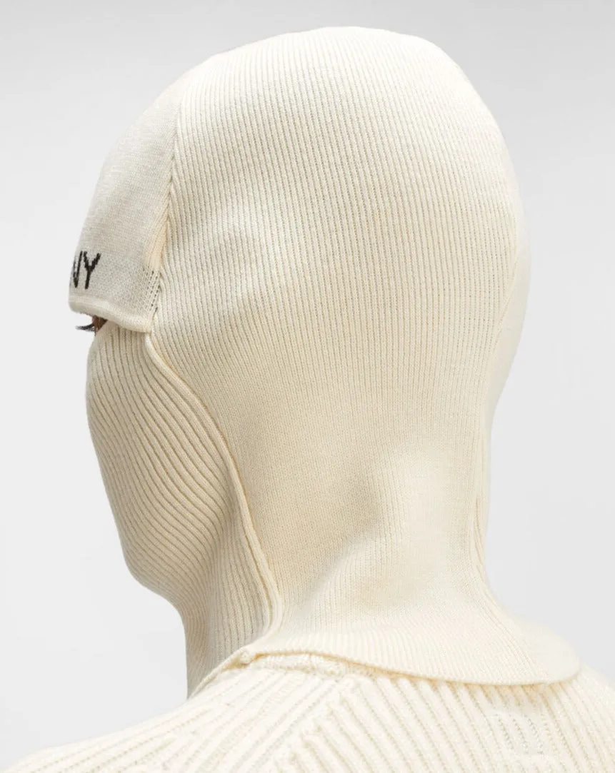 C.P. Company Re-Wool Balaclava / Gauze White