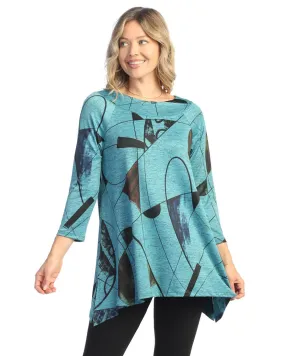 Curious Raglan Sleeve Slinky Top