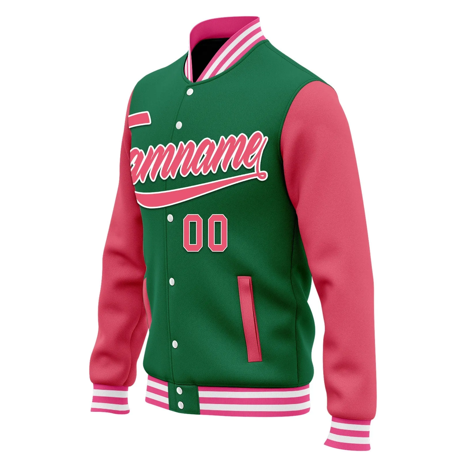 Custom Raglan Sleeves Jacket Bomber Full-Snap Varsity Letterman Personalized Jacket FZ005-D025002-7