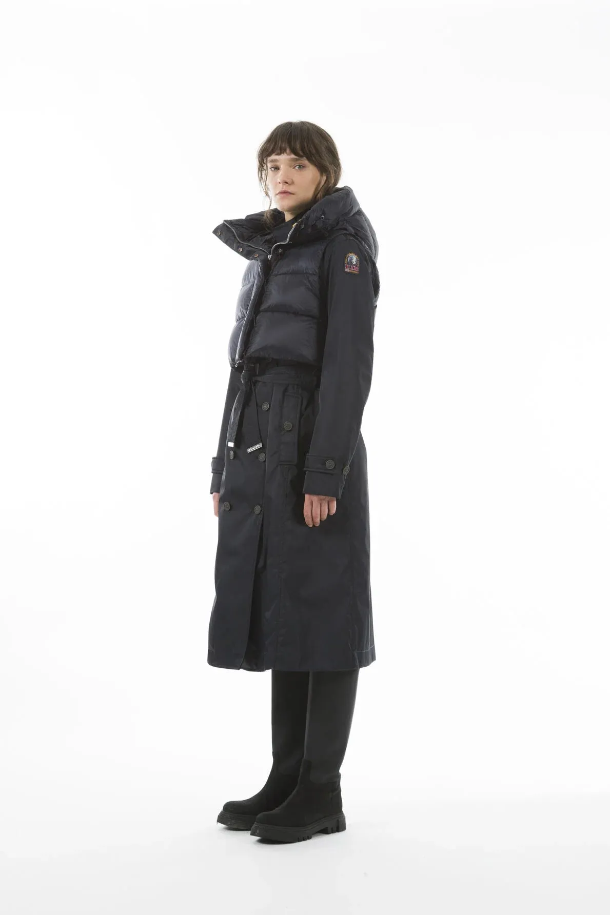 Dawn 2 in 1 Coat with Detachable Cropped Gilet