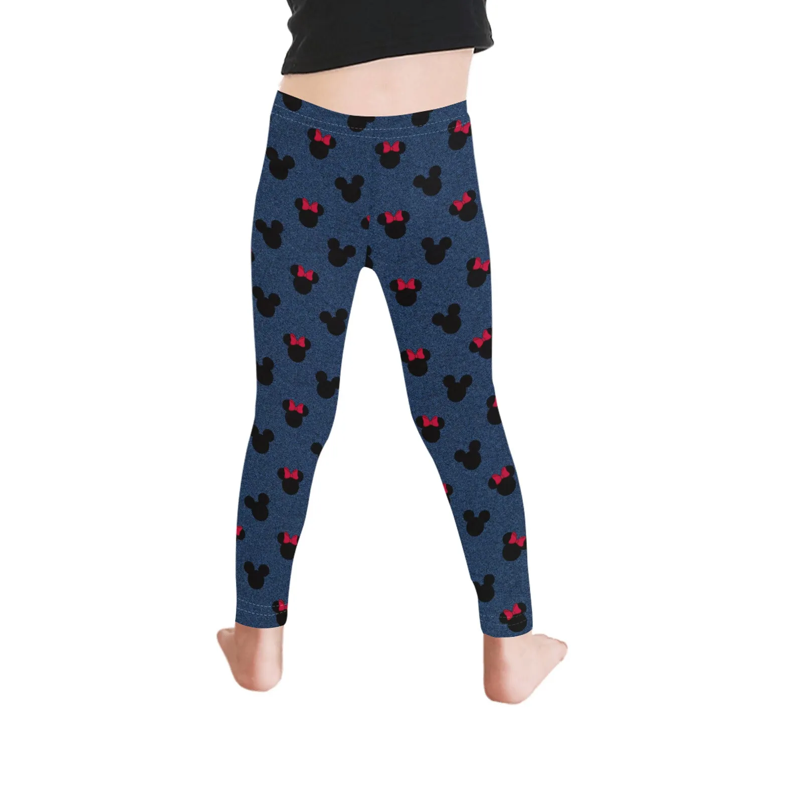 Denim Mice Kid's Leggings