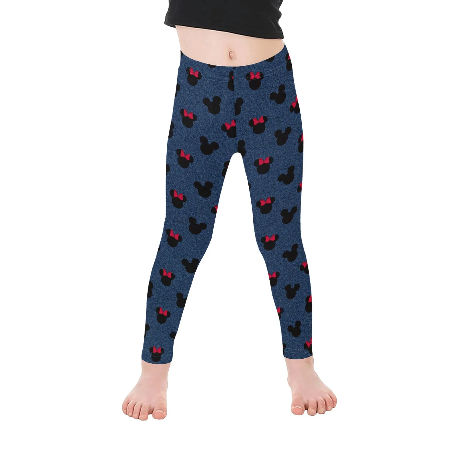 Denim Mice Kid's Leggings